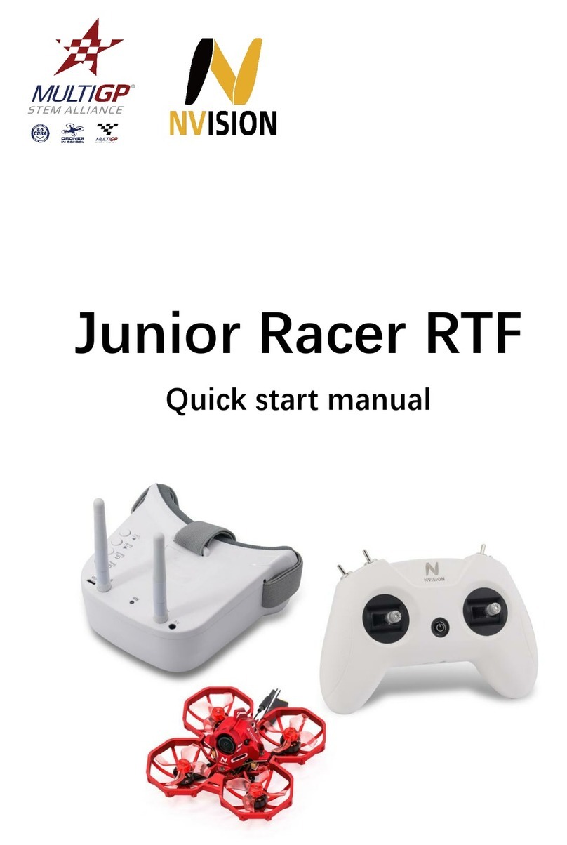 MultiGP NVISION Junior Racer RTF Quick start manual
