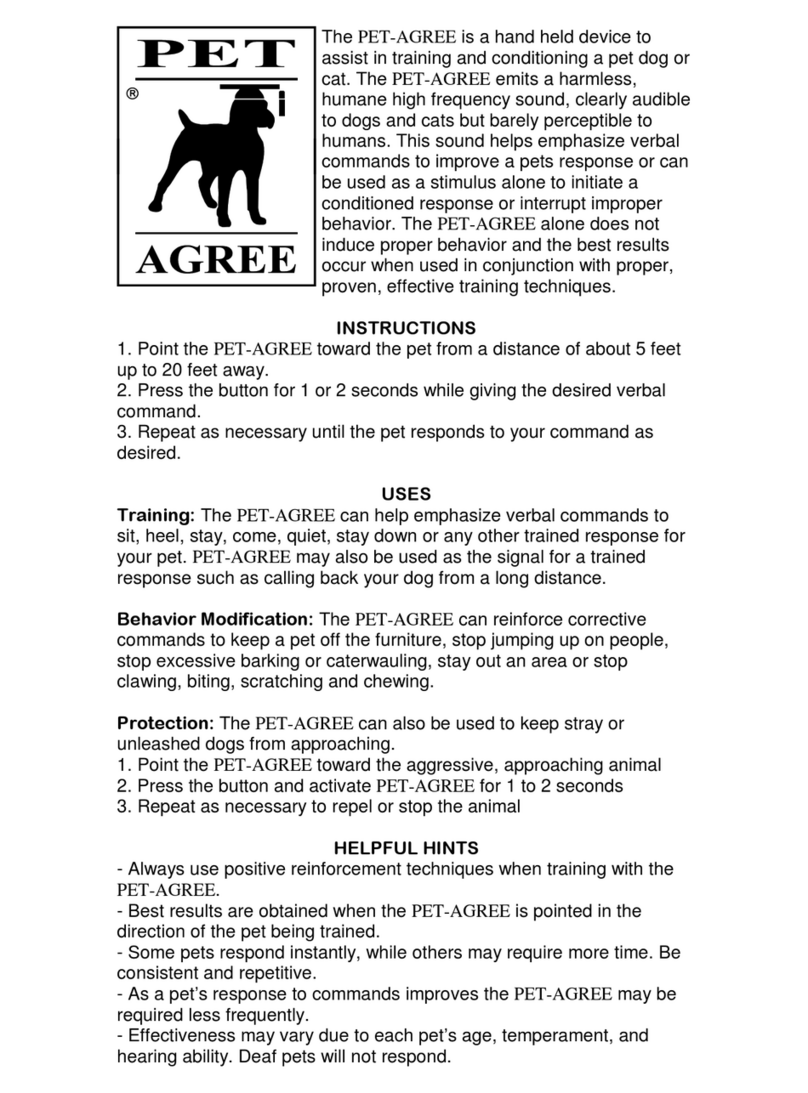 K II Enterprises PET-AGREE instructions