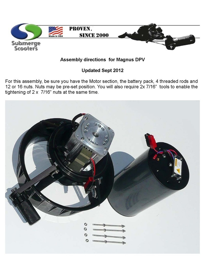 SUBMERGE Scooters Magnus DPV Assembly Directions