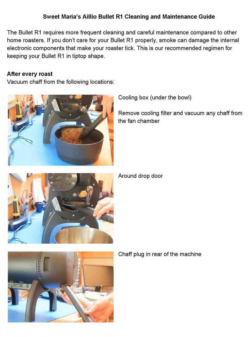 Sweet Maria's Aillio Bullet R1 Cleaning and maintenance guide