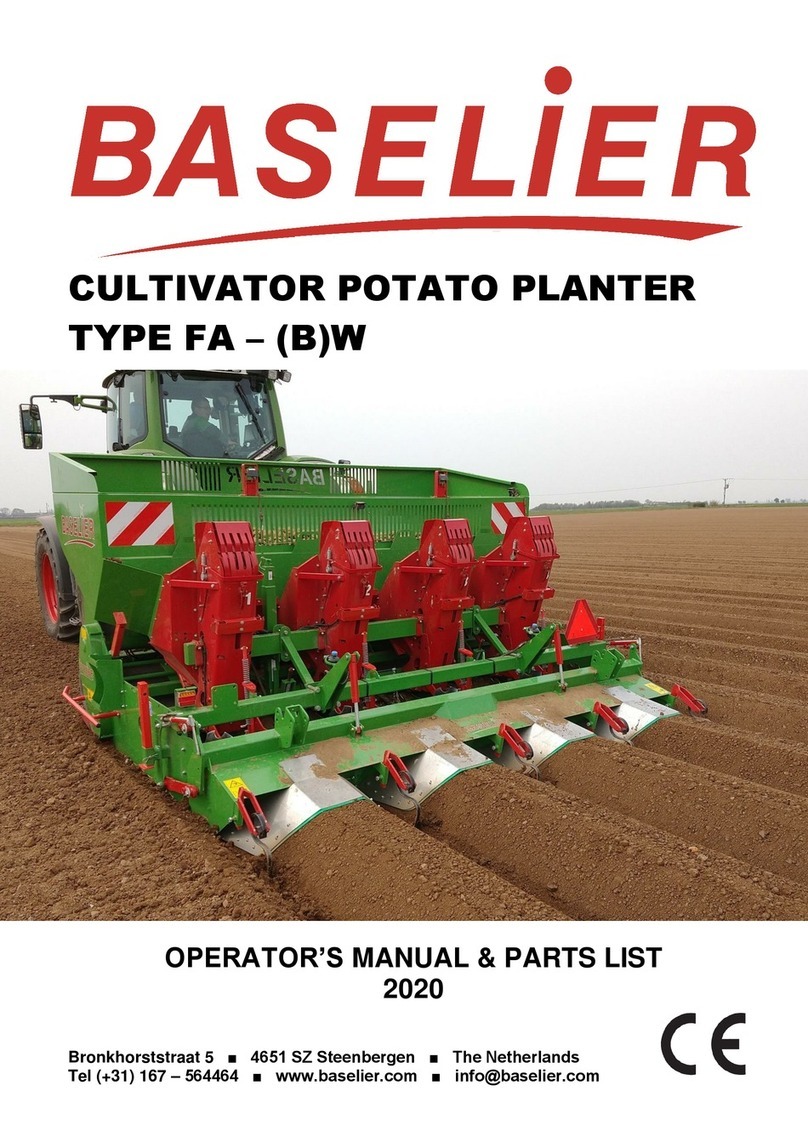 Baselier FA W Series Operator's manual & parts list Baselier FA W Series Operator's manual & parts list