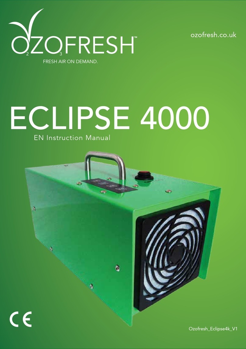 OZOFRESH ECLIPSE 4000 instruction manual