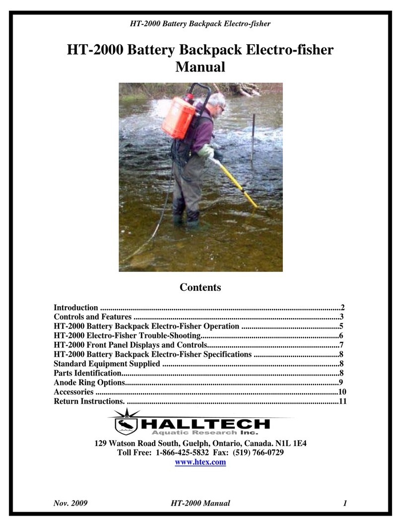 Halltech Aquatic Research HT-2000 manual