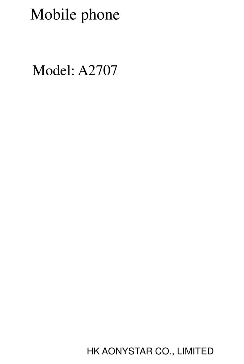AONYSTAR A2707 manual