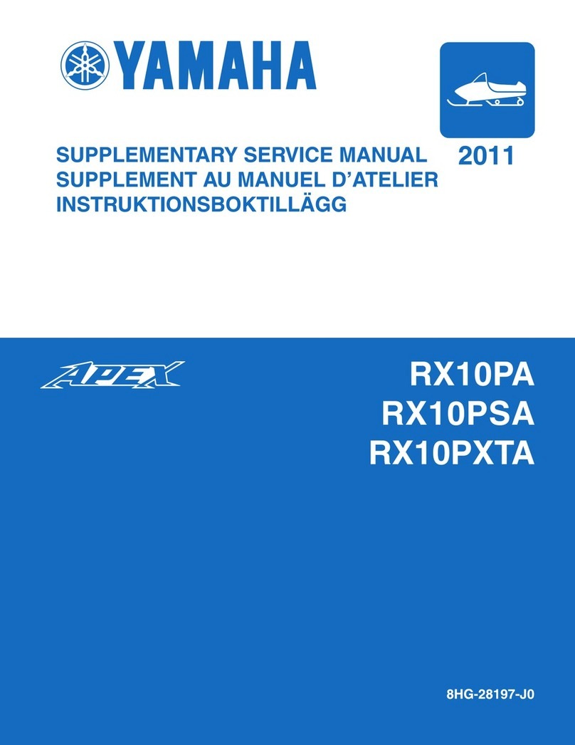 Yamaha Apex RX10PA 2011 Supplementary service manual