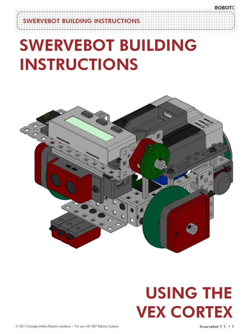 Robotc VEX SWERVEBOT Building instructions