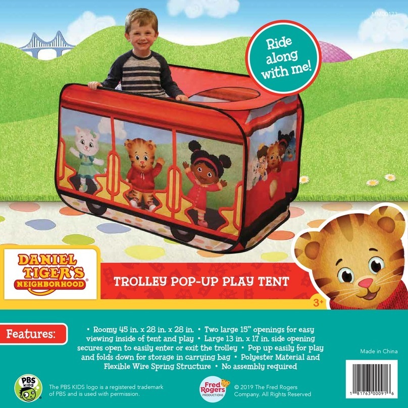 Fred Rogers Daniel Tiger Trolley instructions