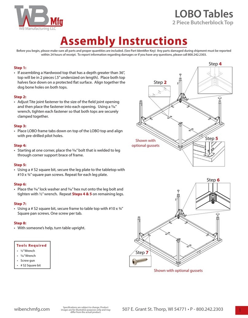 WB Manufacturing LOBO Assembly instructions