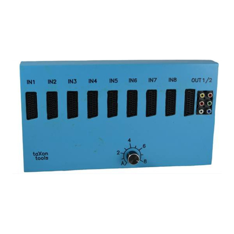 TAXON TOOLS Scart Switch manual