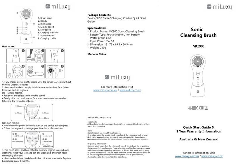 miLuxy MC200 quick start guide