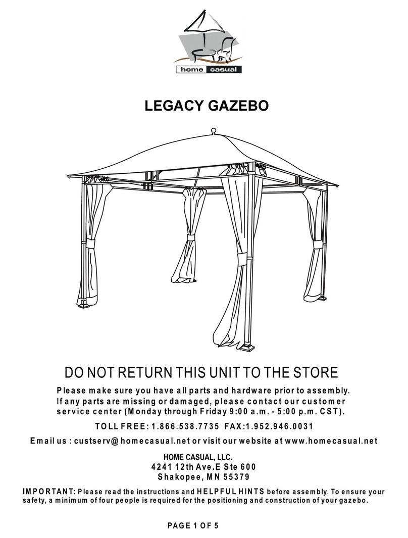 home casual LEGACY quick start guide