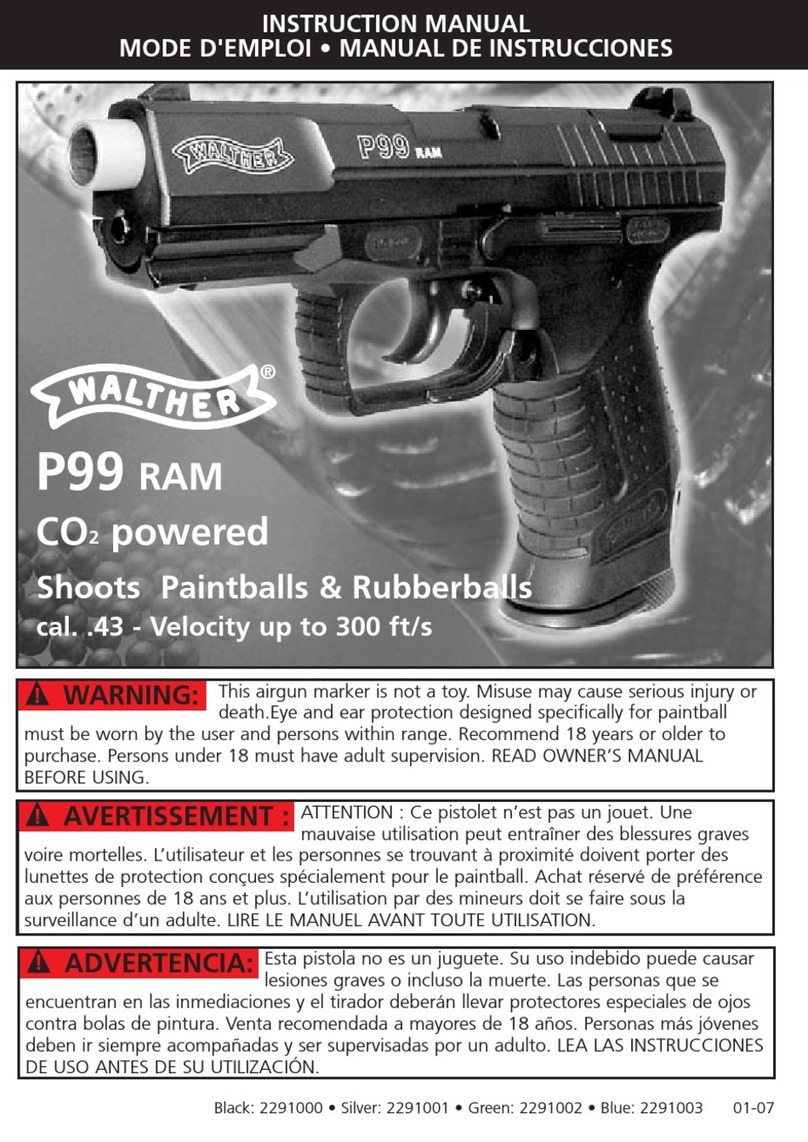 UMAREXUSA WALTHER P99 RAM instruction manual