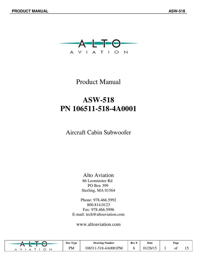 Alto Aviation ASW-518 product manual