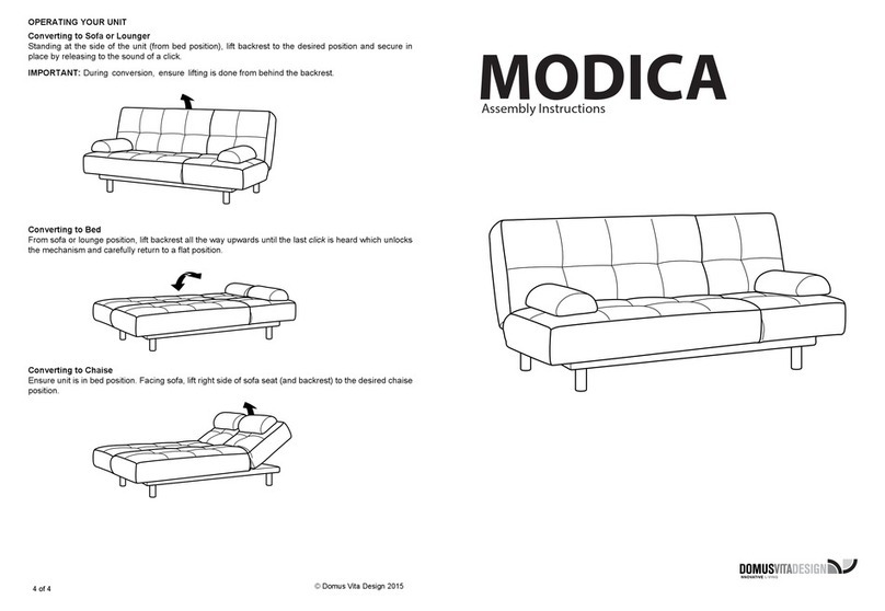 Domus Vita Design MODICA Assembly instructions