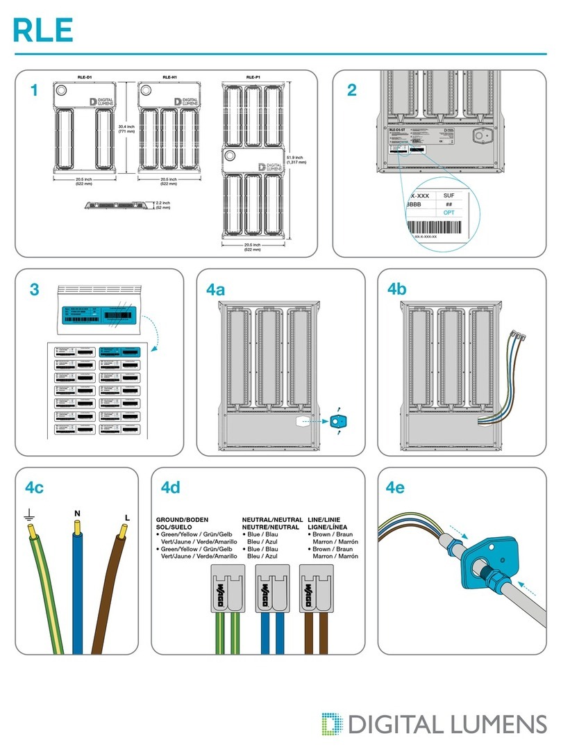 Digital Lumens RLE Series installation instructions Digital Lumens RLE Series installation instructions