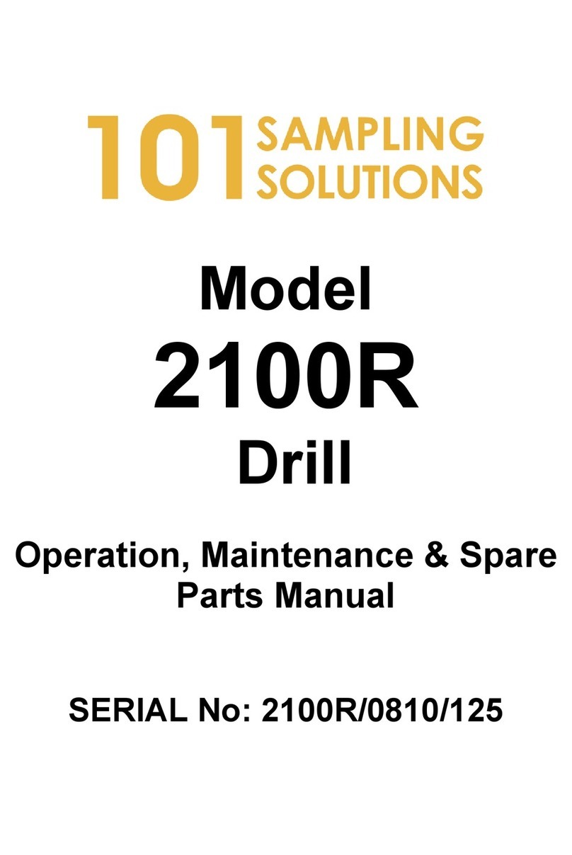 101 Sampling Solutions 2100R Operation & maintenance manual