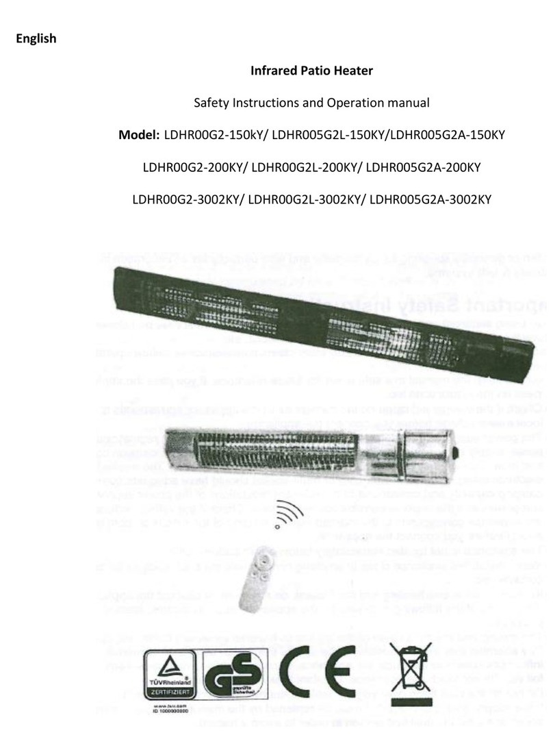 Liangdi LDHR00G2-150kY Safety instructions and operation manual