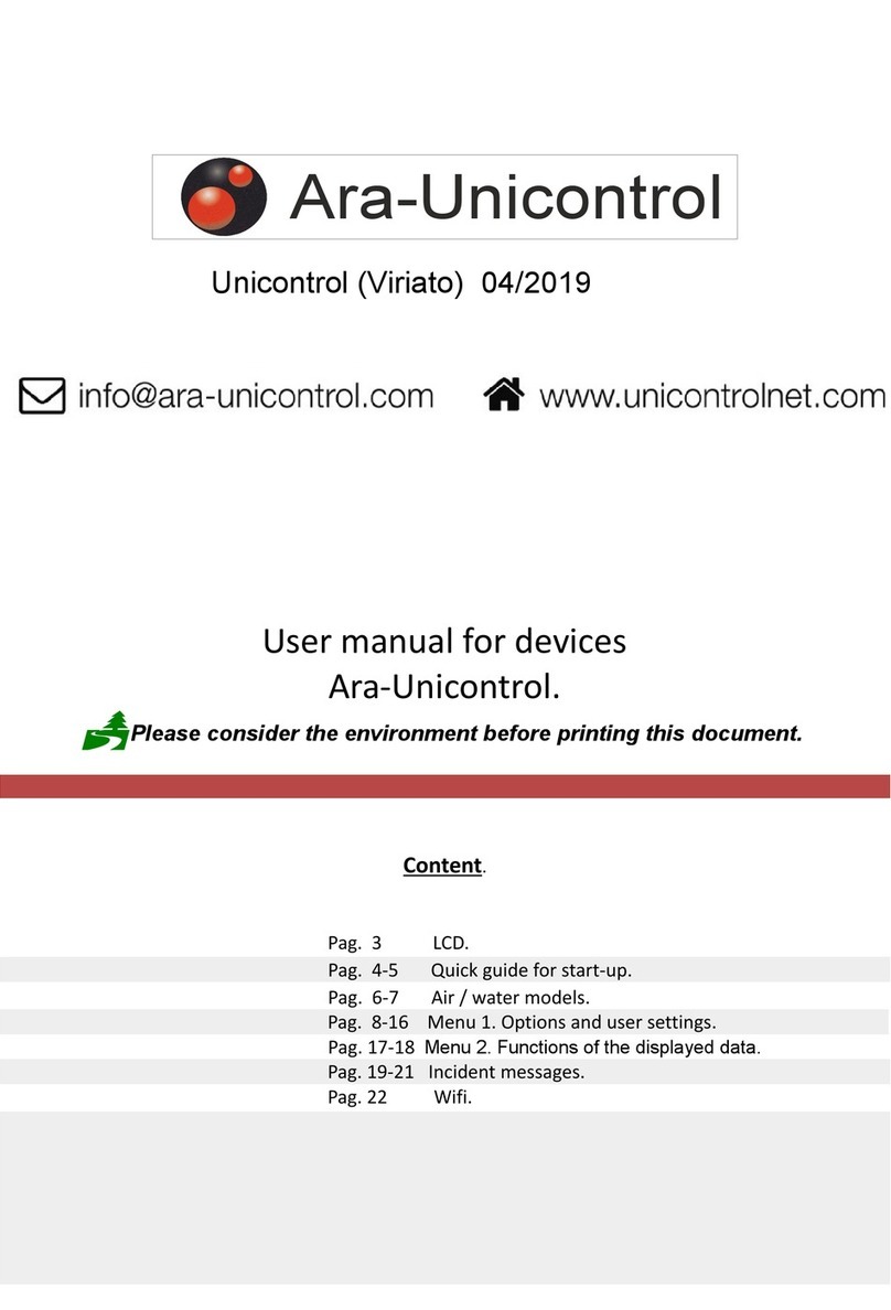 Ara-Unicontrol UNICONTROL user manual