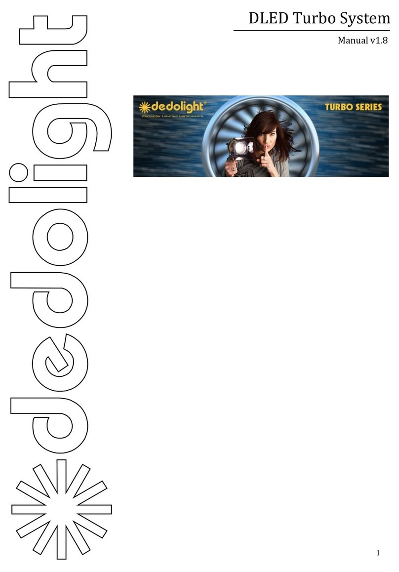 dedolight Turbo DLED2 User manual
