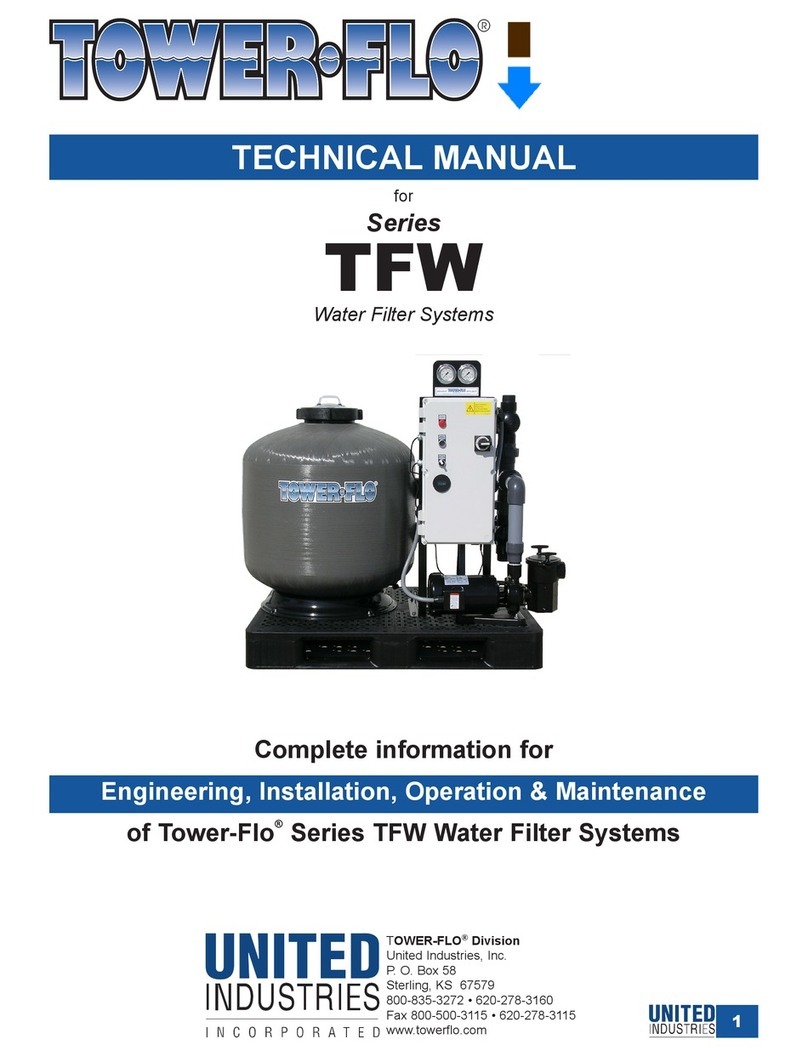 United Industries TOWER-FLO TFW Series Technical manual