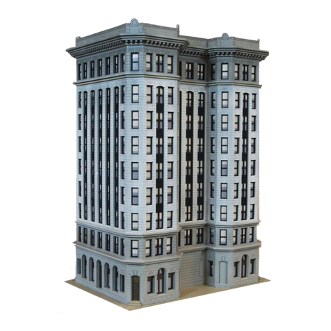 Custom Model Railroads Railroad Headquarters Building Instructions for assembly
