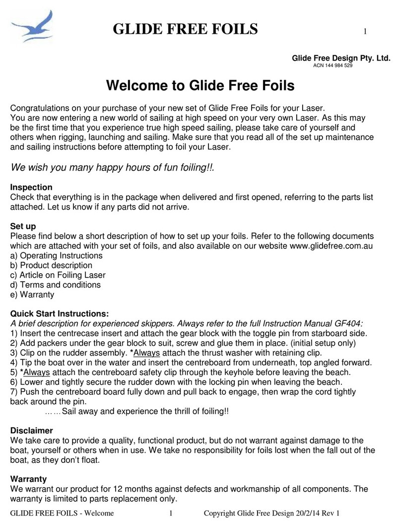 Glide Free Design GLIDE FREE FOILS manual