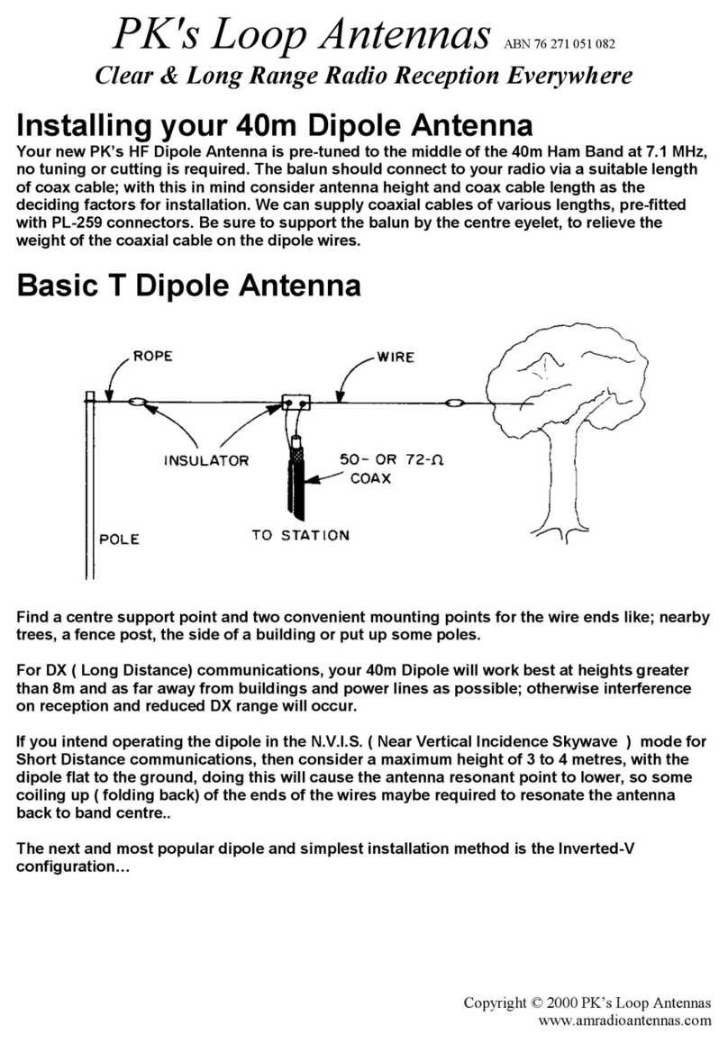 PK's Loop Antennas C-DIPOLE-40m installation guide