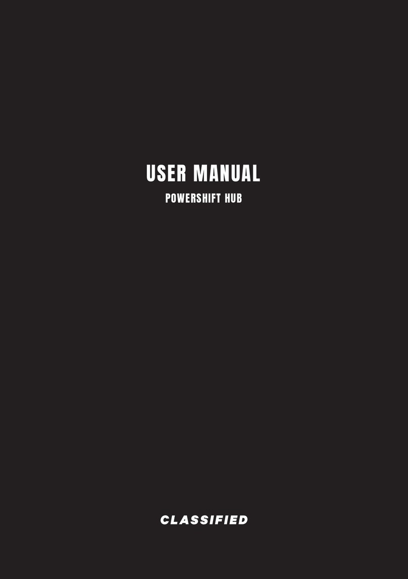Classified POWERSHIFT HUB user manual
