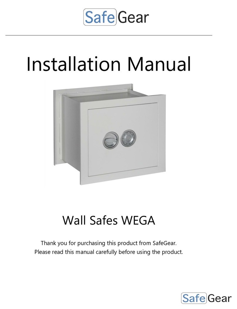 SafeGear WEGA Series installation manual