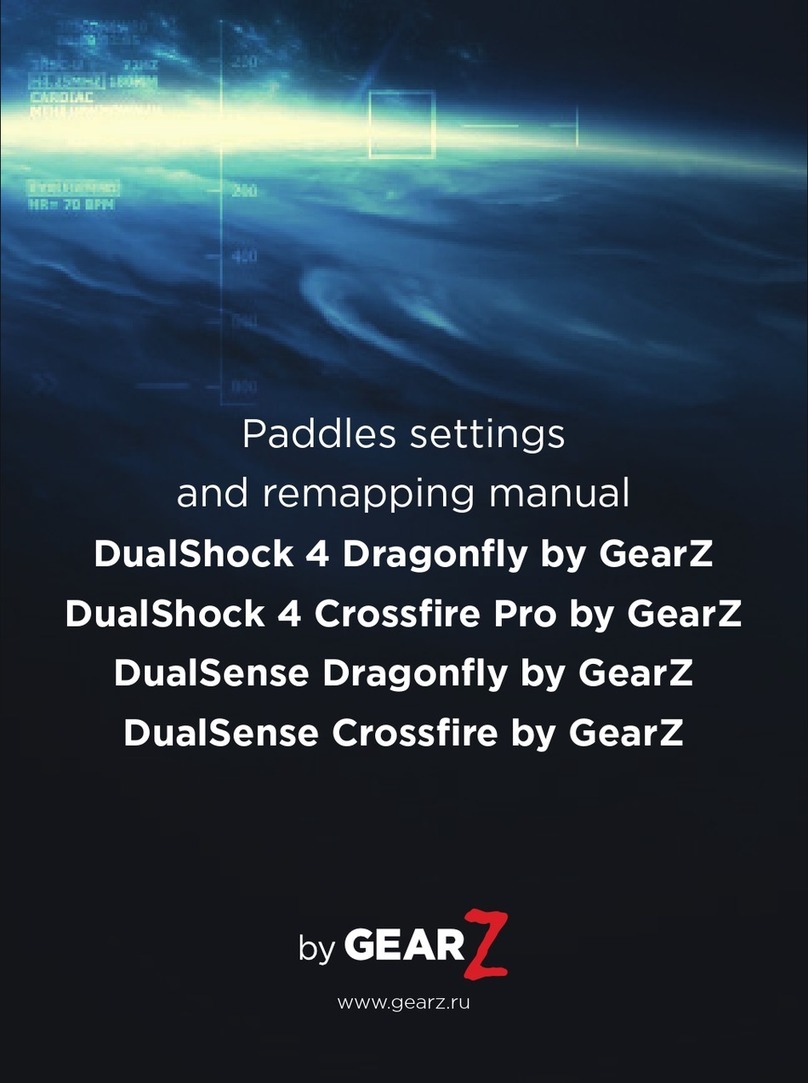 GEARZ DualShock 4 Dragonfly Paddles settings and remapping manual