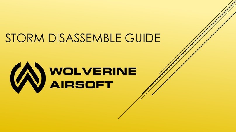 Wolverine Airsoft STORM Disassemble guide Wolverine Airsoft STORM Disassemble guide