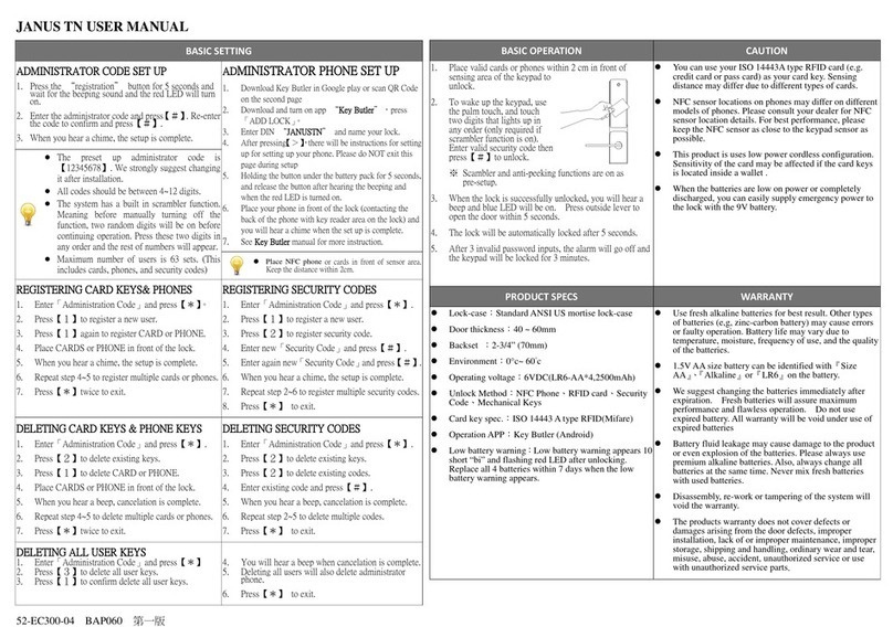 Dandy Locks Janus TN User manual