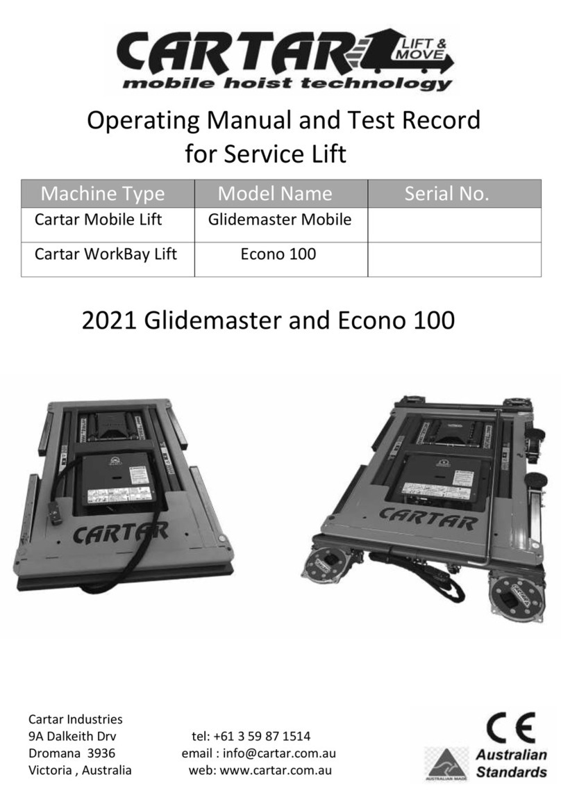 CARTAR Glidemaster Mobile 2021 operating manual