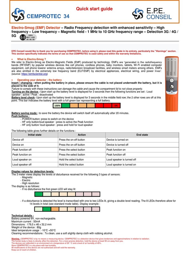 EPE Conseil Cemprotec 34 User manual