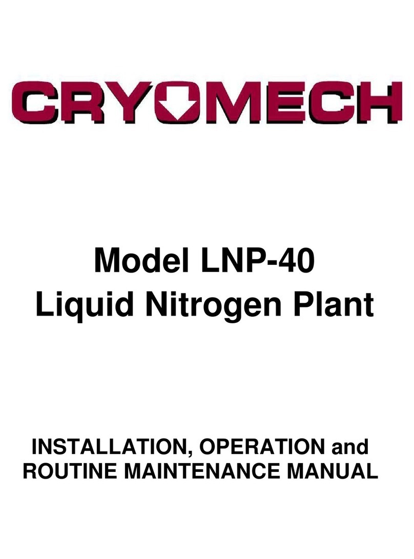 Cryomech LNP-40 Installation, Operation and Routine Maintenance Manual