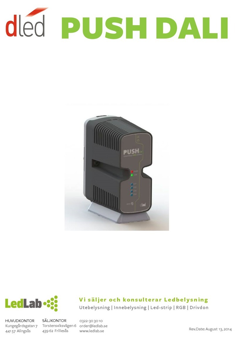 LedLab dled PUSH DALI User manual