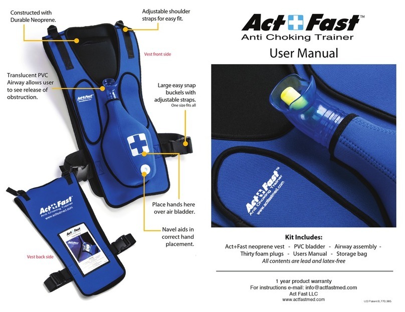 Act Fast Anti Choking Trainer user manual