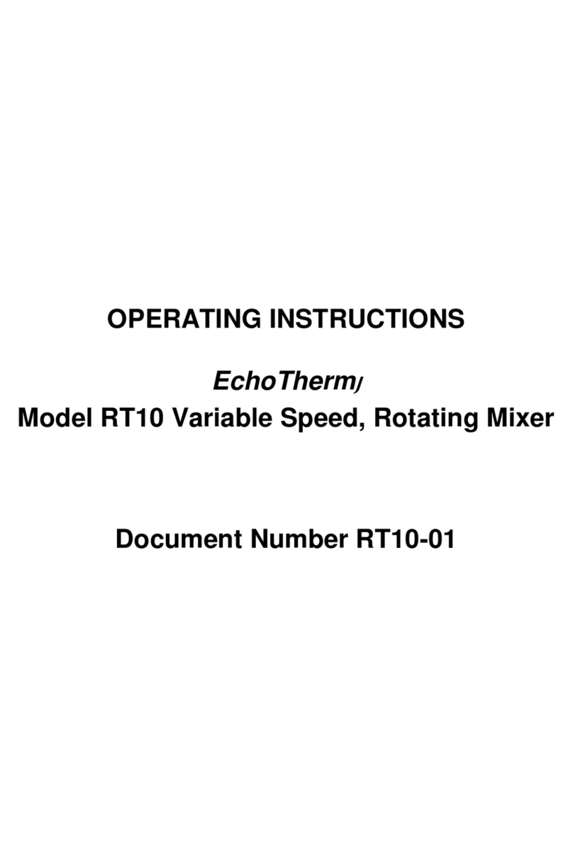 TORREY PINES SCIENTIFIC EchoTherm RT10 operating instructions
