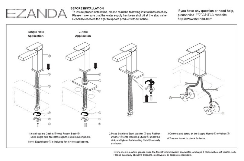 EZANDA 14166 installation guide