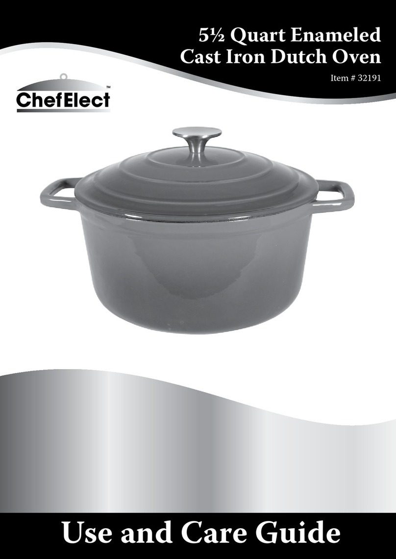 ChefElect 32191 Use and care guide