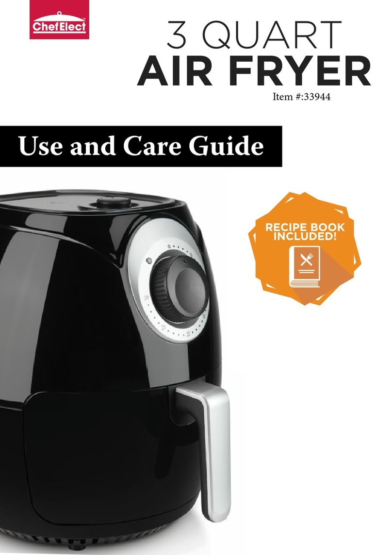 ChefElect 33944 Use and care guide
