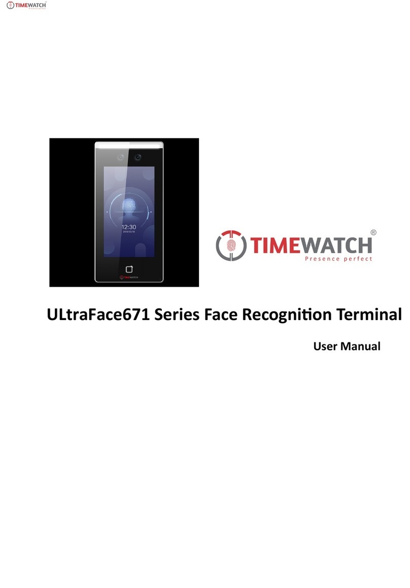 Timewatch ULtraFace671 Series user manual