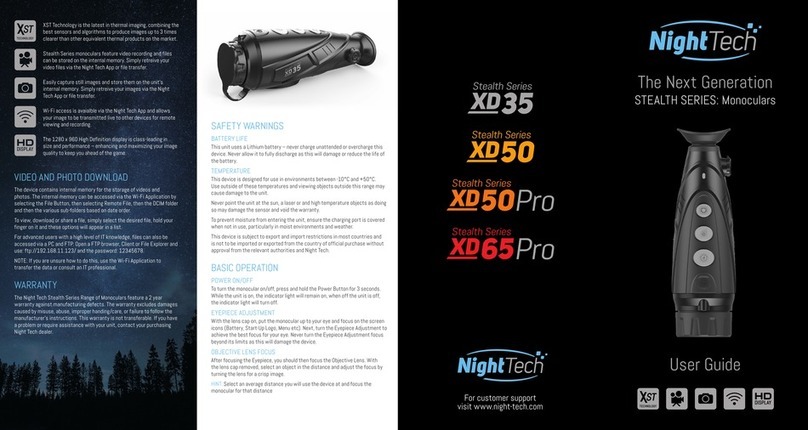 Night Tech Stealth XD 35 user guide