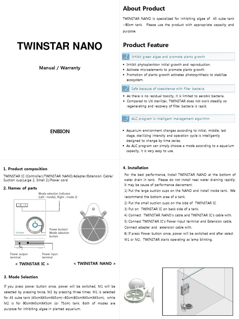 ENBION TWINSTAR NANO Manual & warranty