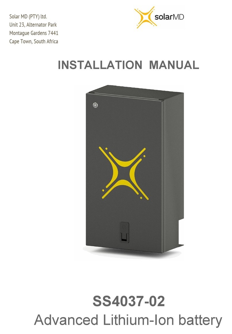 Solar MD SS4037-02 installation manual
