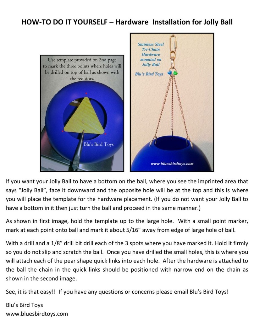 Blu's Bird Toys Jolly Ball HOW-TO DO IT YOURSELF