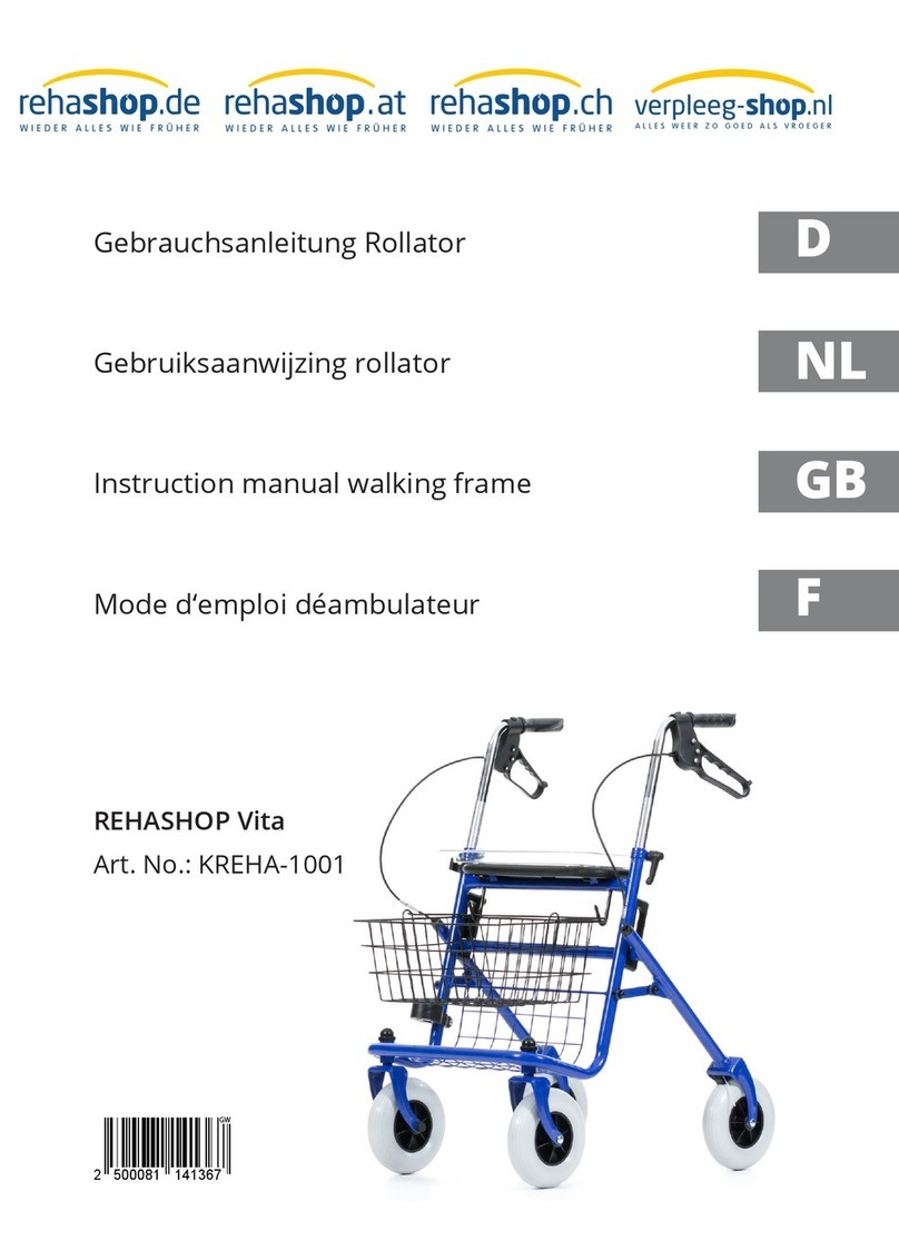 PROTENO REHASHOP Vita instruction manual