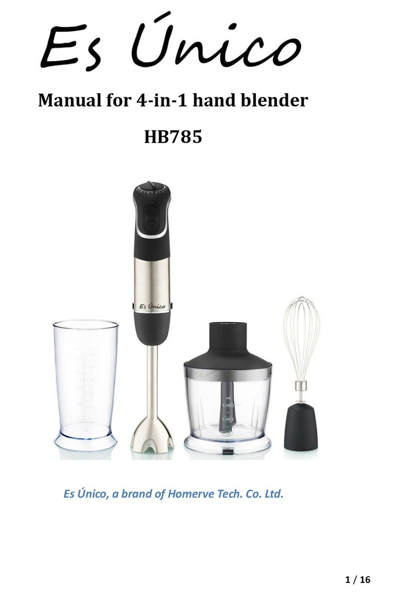 Homerve Es Unico HB785 manual