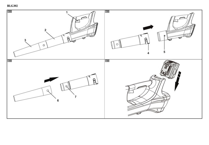 JAK Max Greenworks BLG302 Operator's manual