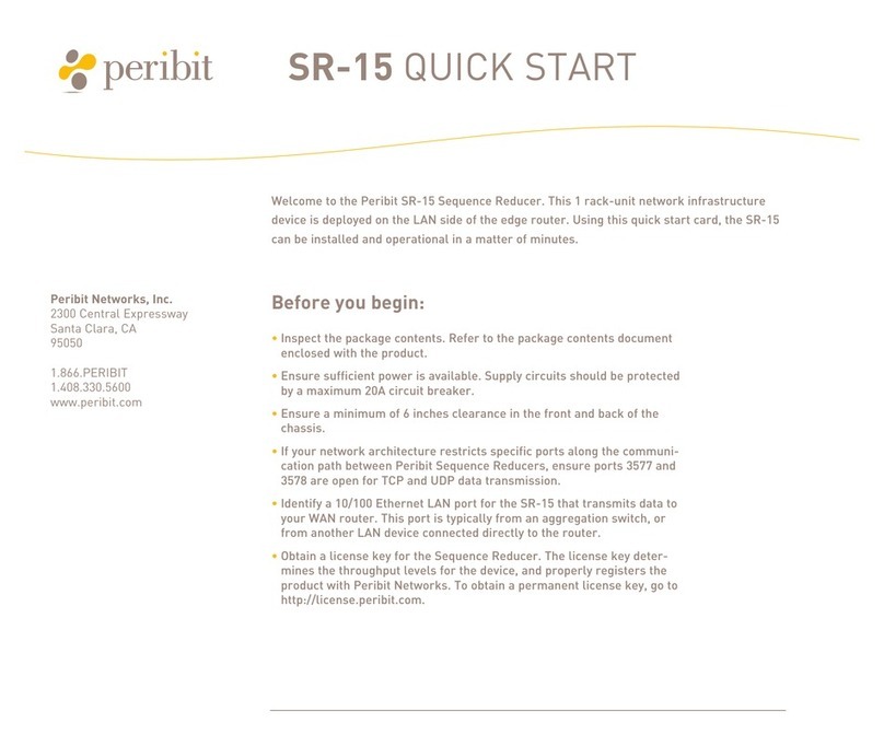 PERIBIT SR-15 quick start PERIBIT SR-15 quick start